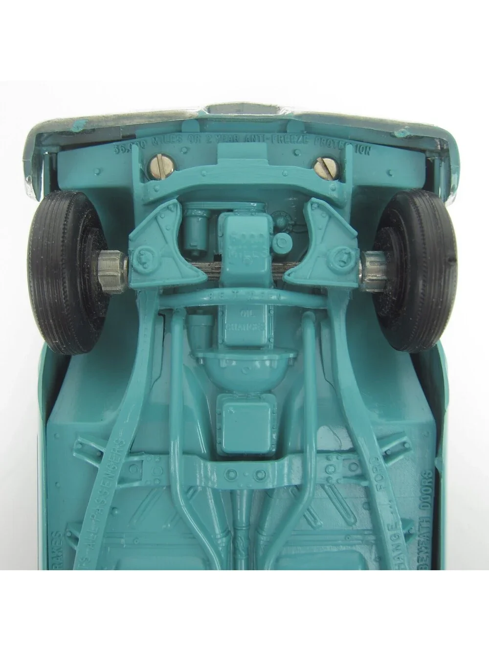 Vintage 1964 Ford Galaxie Sedan Dealer Promo Model Car 500 XL Turquoise Blue